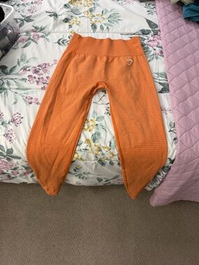 Gymshark Bright Orange Seamless Leggings